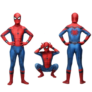 

Kids Captain America: Civil War Spider Man Superhero Halloween Suit Jumpsuits