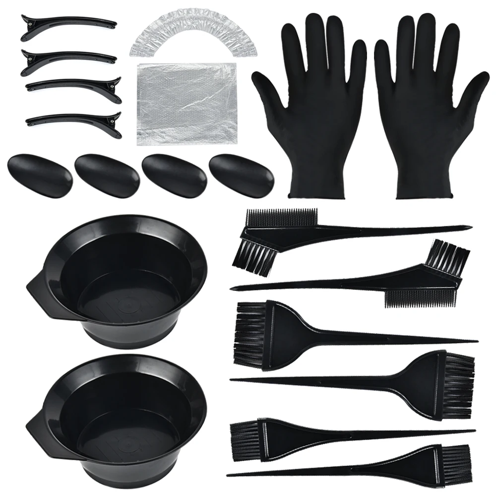 22 шт./компл. домашняя кисть для окрашивания волос в салоне крем миске расческа