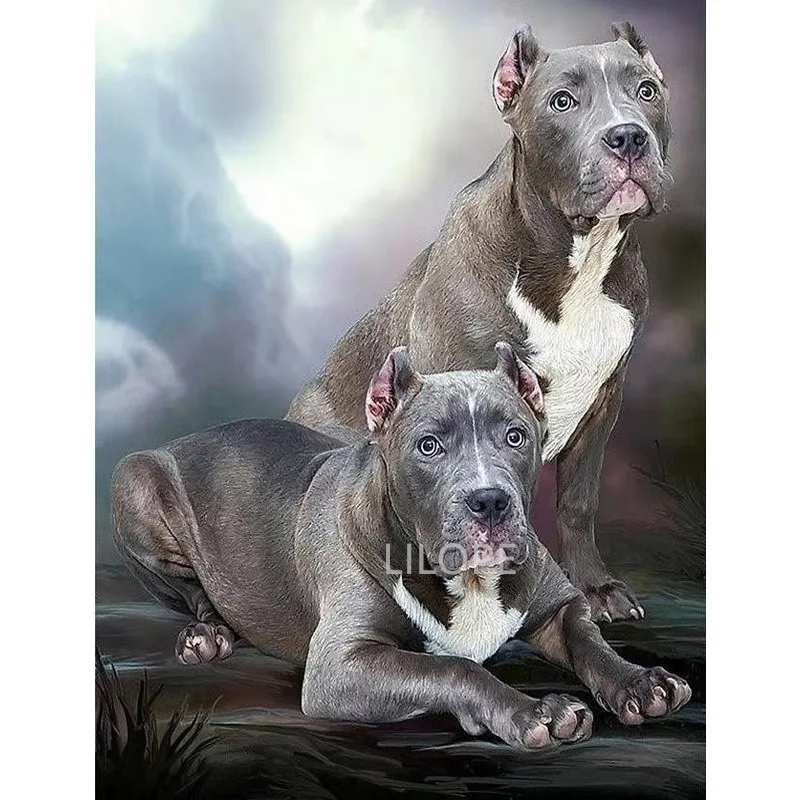 

5D DIY Diamond Painting Italian Cane Corso dog Full Square Rhinestone Diamond Embroidery Sale Mosaic Home Decor wholesale FG1219