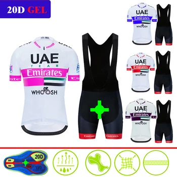 

2020 UAE Cycling Set Man Cycling Jersey Short Sleeve Bicycle Clothing Kit Mtb Bike Wear Triathlon Uniforme Maillot Ciclismo