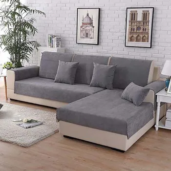 

Nordic Solid color Waterproof Sofa Towel for Living Room Sofa Seat Cushion Slipcover Four Seasons Universal Pet Pad Sofas Cover