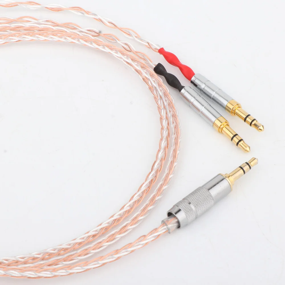 8Cores 6N OCC Copper 3 5MM TRRS Balanced Plug Headphone Upgraded Cable for he400i he400s HE560