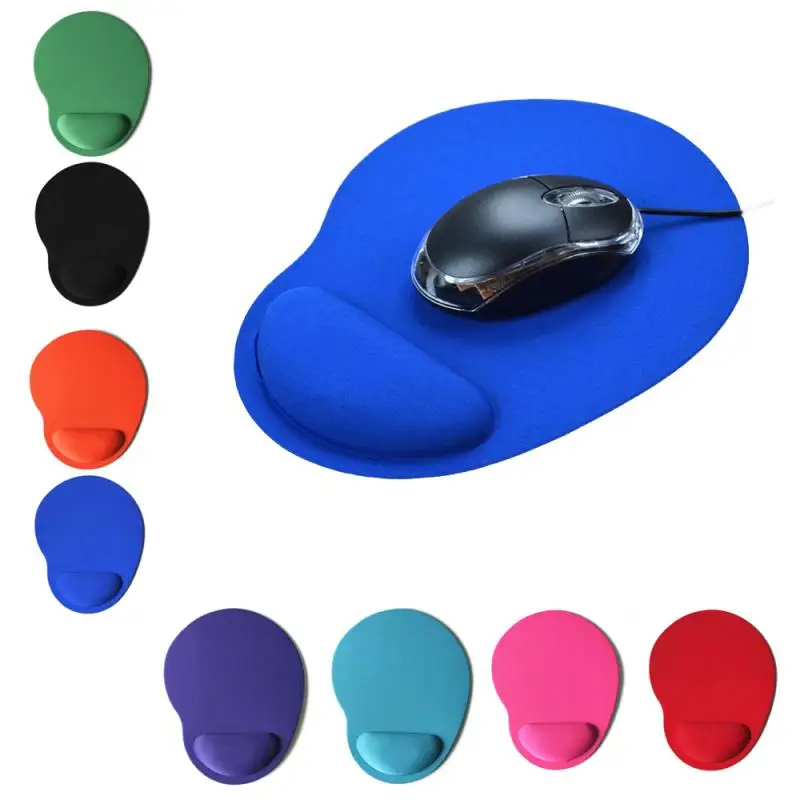 Solid Color Mouse Pad EVA Wristband Gaming Mousepad Mice Mat Comfortable Mouse Pad Gamer For PC Laptop