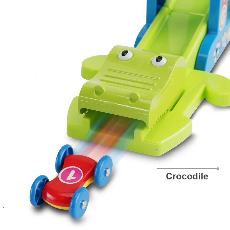 Детские треки 7 слойная гоночная трасса и 6 Мини Инерционная модель автомобиля