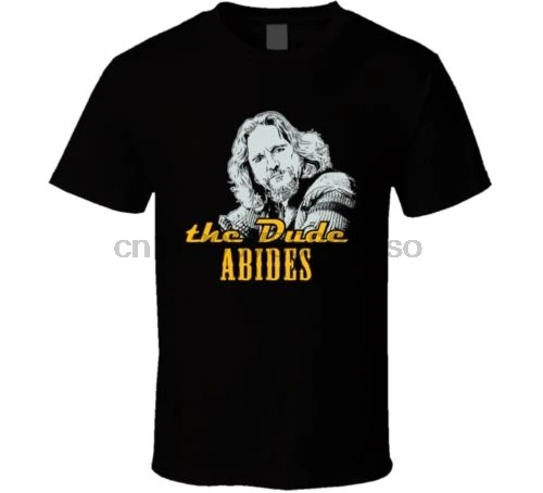 Футболка БОЛЬШОЙ ЛЕБОВСКИ Dude abides стильная повседневная футболка pride Мужская