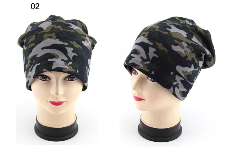 BFDADI Новая мода Камуфляж Унисекс Skullies зимние шапки для женщин осенняя камуфляжная шапка для мужчин бини вязаная шапка