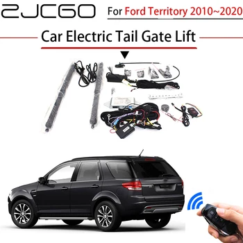 

ZJCGO Car Electric Tail Gate Lift Trunk Rear Door Assist System for Ford Territory 2010~2020 Original Car key Remote Control