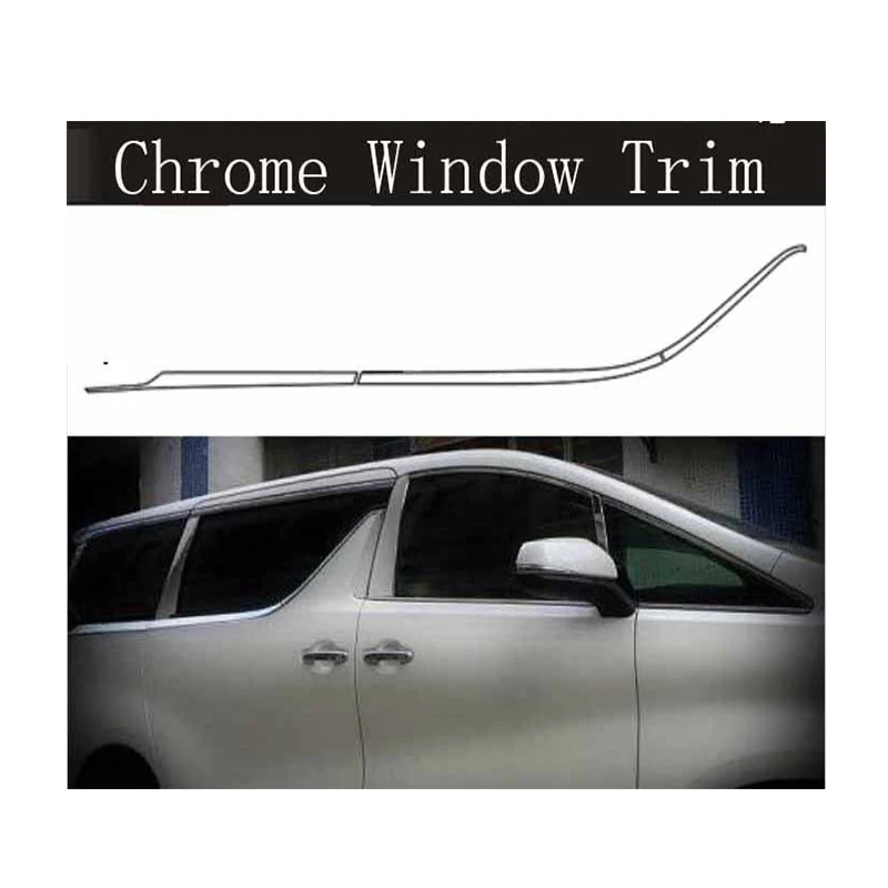 Car Stying Chrome Window Trim For TOYOTA ALHPIRD VELLFIRE 30 | Автомобили и мотоциклы