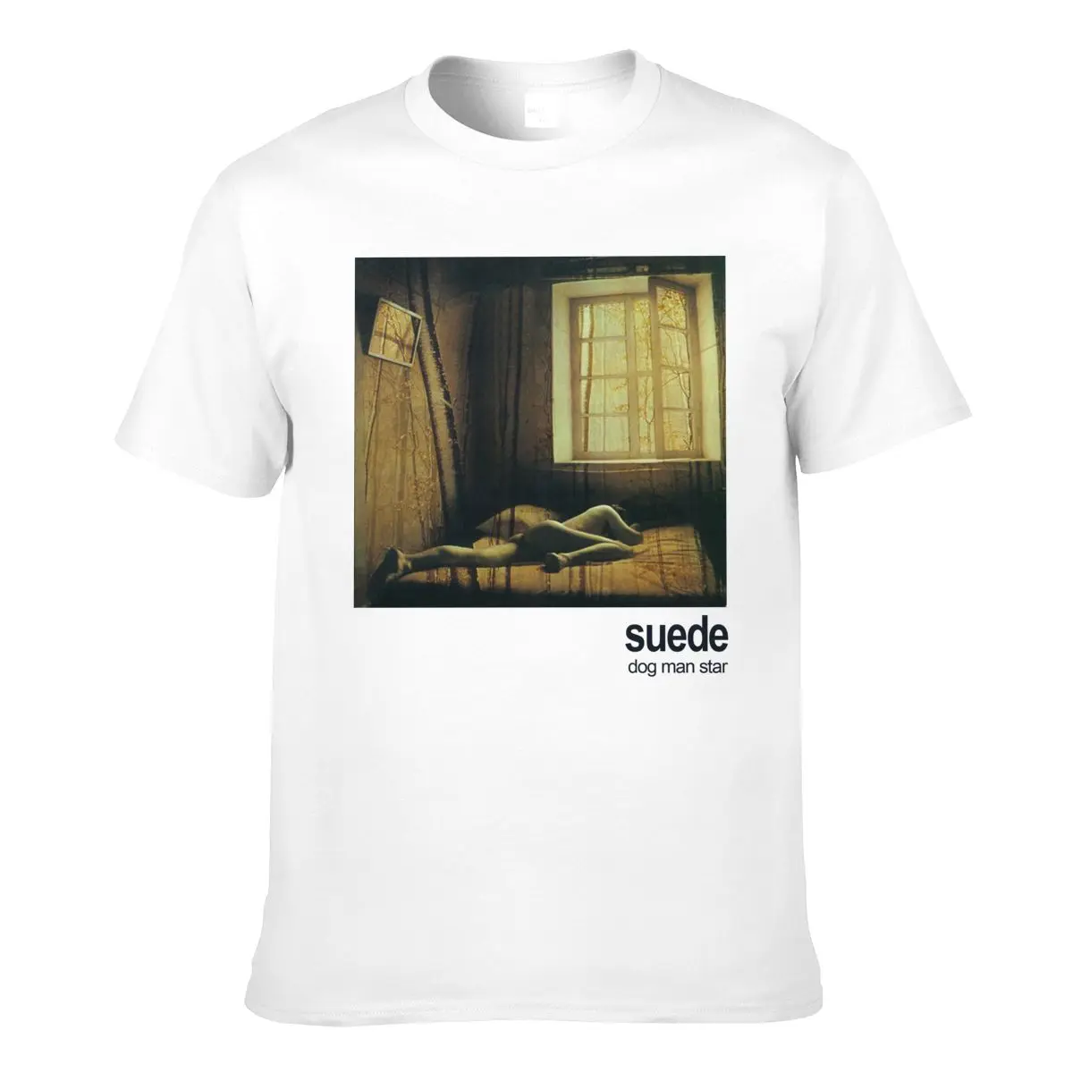 

Vintage 90s SUEDE Dog Man Star Band Indie Britpop T-shirt Reprint Mans Unique Cotton Short Sleeves O-Neck T Shirt