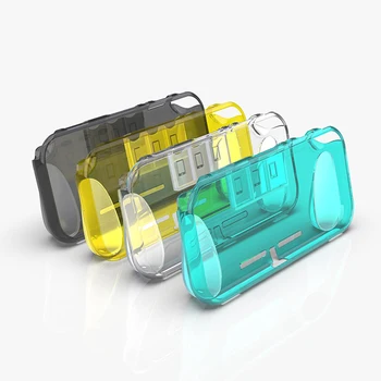 

Crystal Transparent Case Shell for Nintend Switch Lite Anti fall Protective Cover Case With Bracket for Switch Lite Console