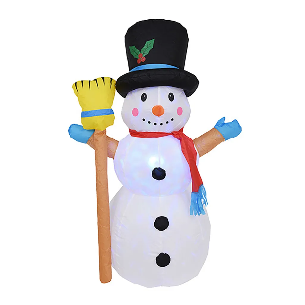 1,2 м Рождественский Снеговик светодиодный надувная модель снеговик кукла B-room чехол Рождественский надувной фестивальный подарок вечерние украшения для дома