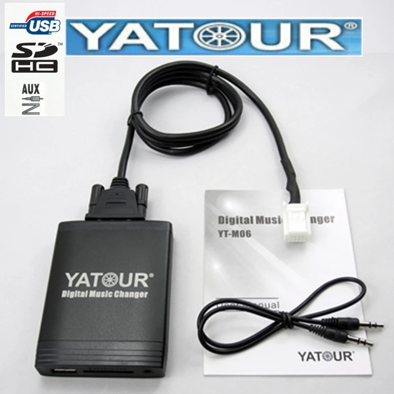 Yatour カーオーディオハリアーアベンシス Yaris マトリックスヴィッツ車の音楽プレーヤー Usb アダプタデジタル Cd チェンジャー Sd Aux Yt M06 6 6 Yatour For Toyota Car Mp3 Player Usbdigital Cd Changer Aliexpress