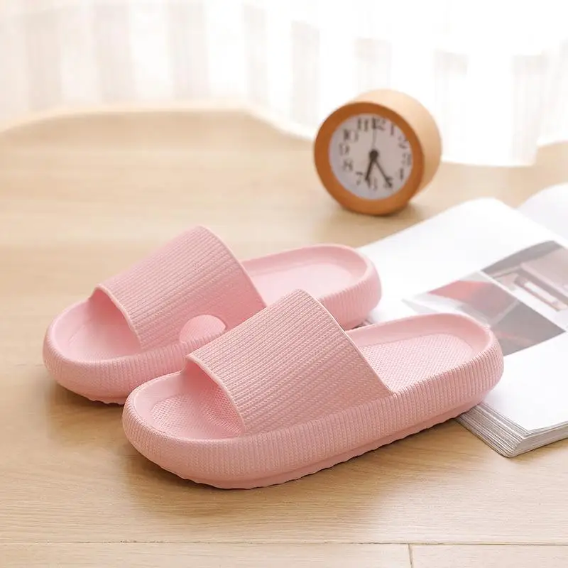 Thick Platform EVA Slippers Summer Beach Home Wearing Latest Technology-Super Soft Sole Anti-slip Shoes Indoor Fashion Slipper 