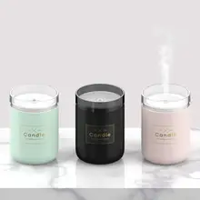 Humidificador de aire de mesa, difusor de Aroma silencioso de aceite esencial, vaporizador de aromaterapia ajustable con luz ambiental, recargable, 280ML