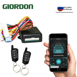 GIORDON – système universel de protection contre le vol de voiture, Kit Central de verrouillage de porte, KeylessAPP avec système d'entrée de contrôle à distance, verrouillage Central 