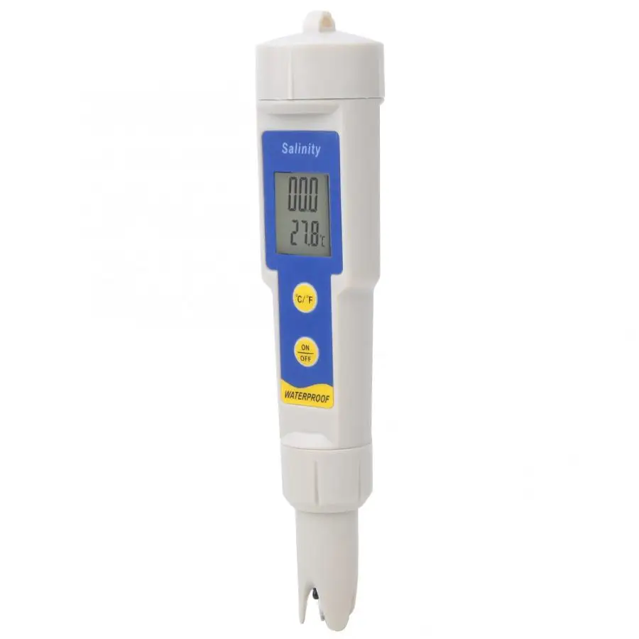SA-1397 Портативный цифровой солености воды датчик Высокоточный Водонепроницаемый солености Температура тестер PH измерительный инструмент