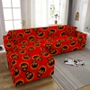 Psychedelic Skull L Shape Stretch Sofa Cover 1/2/3/4 seat Non-slip Combination Couch Covers Elastic Slipcover For Living Room 5