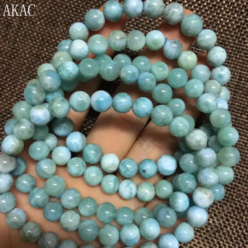 approx7mm+-0,3 натуральный браслет из ларимара бисер approx26beads/браслет
