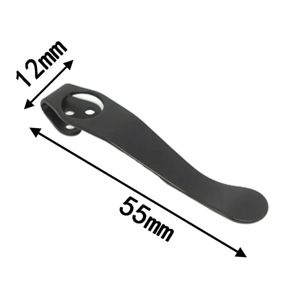 Titanium Pocket Knife Clip Kydex Back Clips Waist Clip For C81 C10 C11 3-hole Design Folding Knife Back Clips pocket knife clip