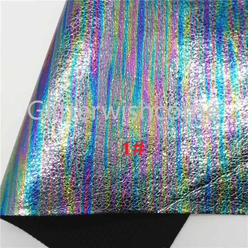 Glitterwishcome 21X29 см А4 Размер искусственная кожа ткань, Переливающаяся Синтетическая кожа ткань искусственная кожа листы для бантов, GM536A