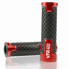 Мотоцикл 7/" 22 мм Упоры для рук на руль велосипеда точность CNC обработанный руль акустическая система крышки двигателя ручной Бар для Honda VFR400