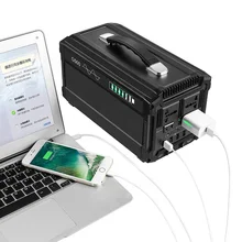 Портативный Мощность станция решетки мобильный Кемпинг 500W Солнечная электрогенерирующая Панель Мощность Системы With110v 220v AC Выход