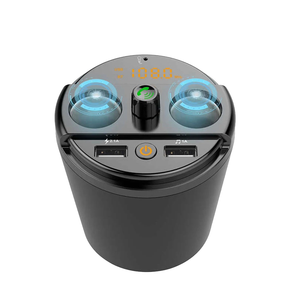 Автомобильный Bluetooth музыкальный mp3-плеер многофункциональный аудио без потерь комплект для декодирования автомобиля fm-передатчик автомобильное USB зарядное устройство один для двух