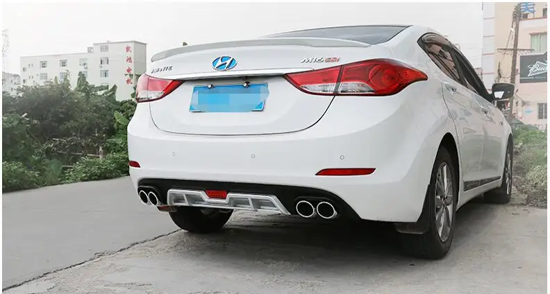 Защитные бамперы для заднего бампера Hyundai Elantra ABS комплект корпуса ELANTRA 2012