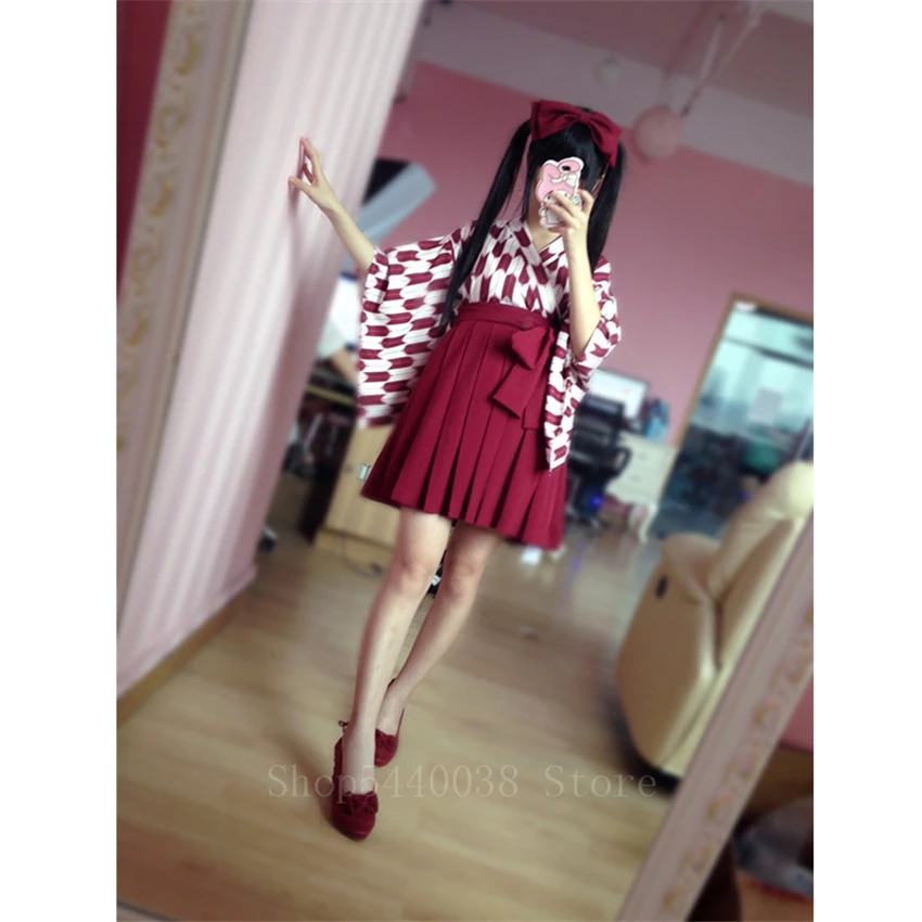 Японское традиционное модное кимоно платье для женщин с флагом кальмара Haori Ретро восточные вечерние фотографии костюм