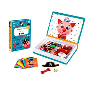 

3D Variety of magnetic building blocks Children's Early Education Magnetism Puzzle Toy 3D Replacement Magnet Book