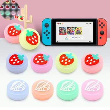 

Glow Luminous Fruit Thumb Stick Grip Cap Joystick Cover For Nintendo Switch NS Lite Joy-Con Controller Nintend Thumbstick Case