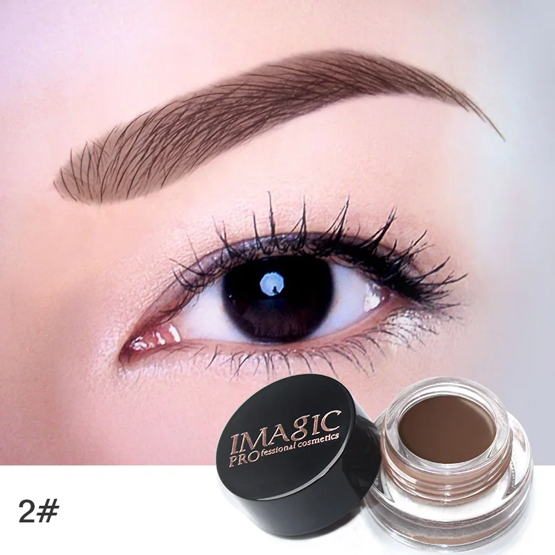 SOFT BROWN IMAGIC гель для бровей водостойкая краска для бровей Тушь для бровей Тени для бровей помадка Косметика cejas карандаш для бровей с кисточкой - Цвет: SOFT BROWN