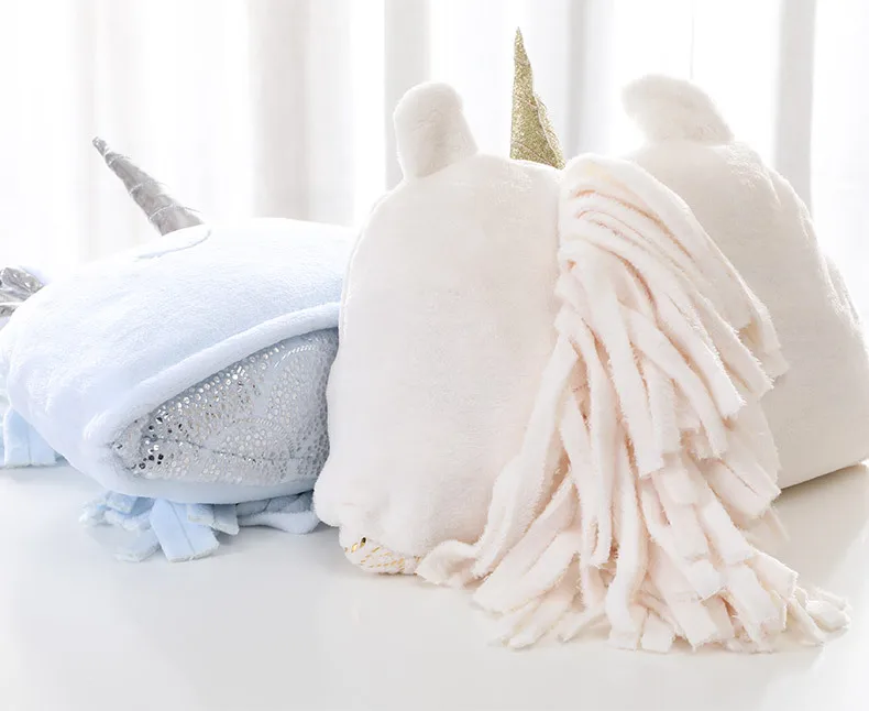 Весы перо мультфильм единорог с капюшоном одеяло на диван-кровать для дома "ленивая" шаль одеяло ТВ чтение повседневное одеяло