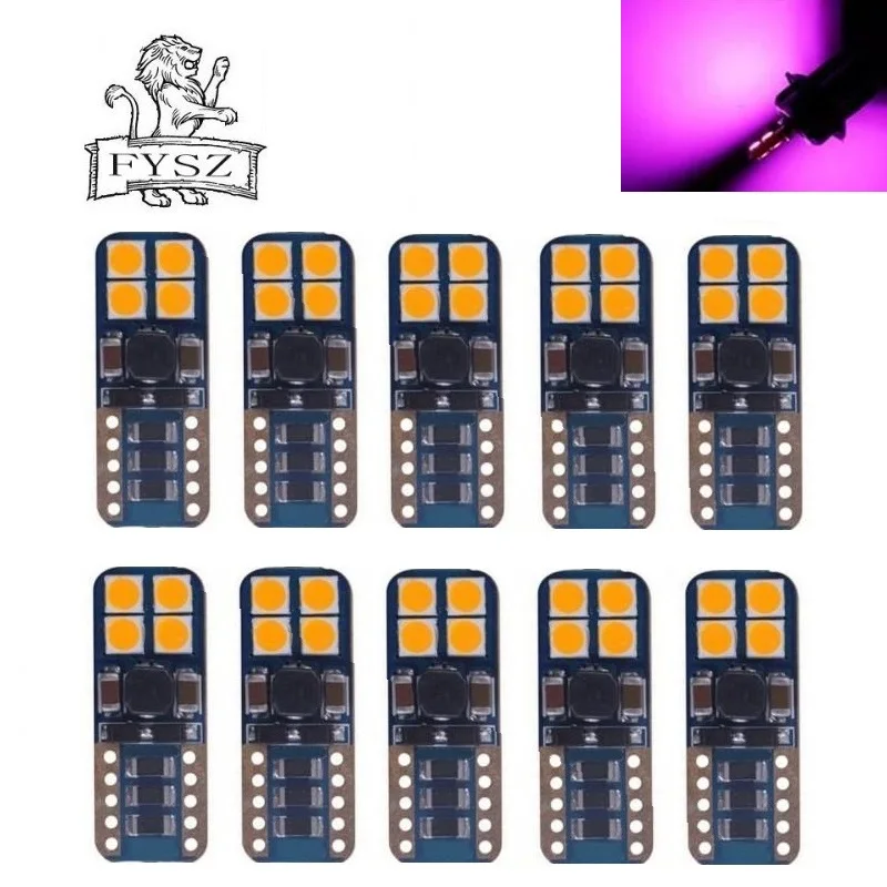 10 X led T10 12V W5W 4W 3030 автомобильная лампа супер яркая от фиолетовых излучающих диодов