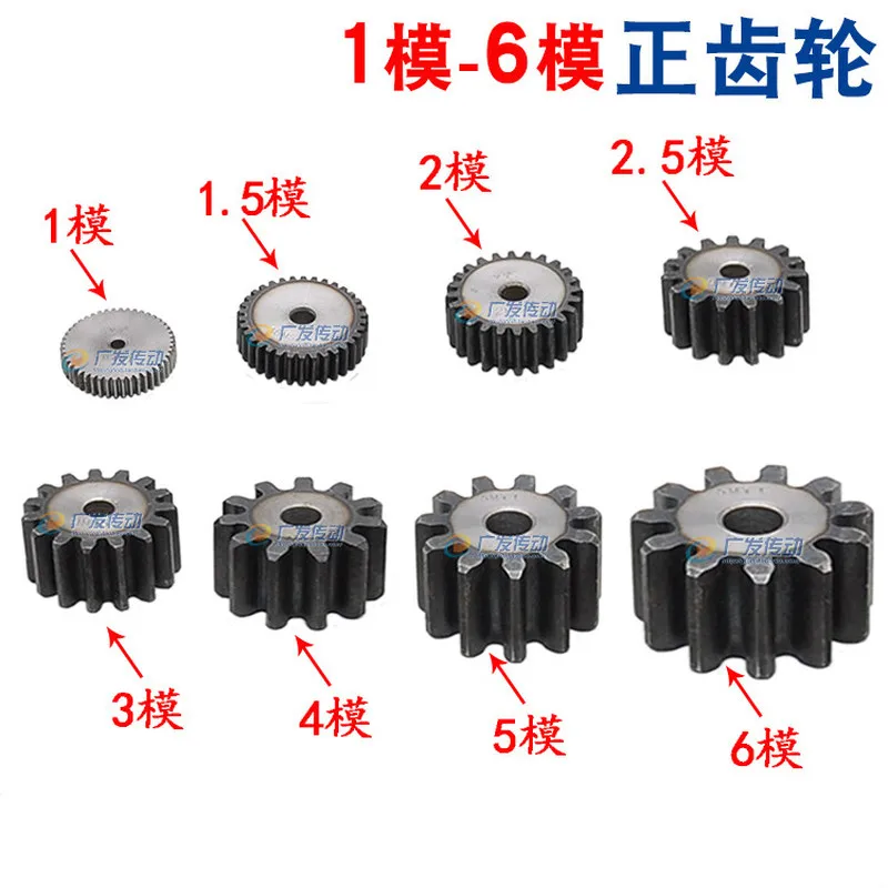 1 шт. Spur gear 1M55T 1 мод 60 зубьев 51/52/53/54/55/56/57/58/59/60/61/62/63 зубьев
