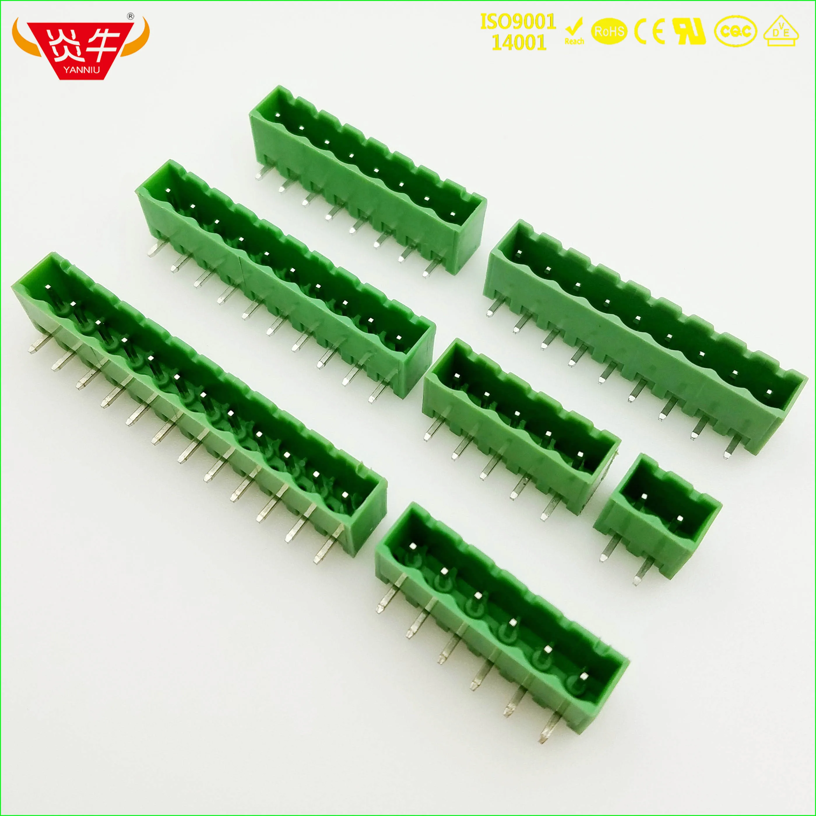 Разъем для печатной платы KF2EDGRC 5 08 2 P ~ 12P штепсельный блок TEMINAL 2EDGRC мм 2PIN 12PIN MSTBA г