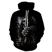 New Hot Fashion 3D HD Printing Skull Autumn Hoodies Series Men / Women Autumn And Winter Sweatshirt Hip hop Hoodies S-6XL