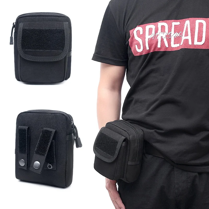 

Sports Tactical Hunting Waist Bags MOLLE EDC Pouch Utility Gadget Pouch Portable Shooting Belt Waist Bag Pocket Outdoor