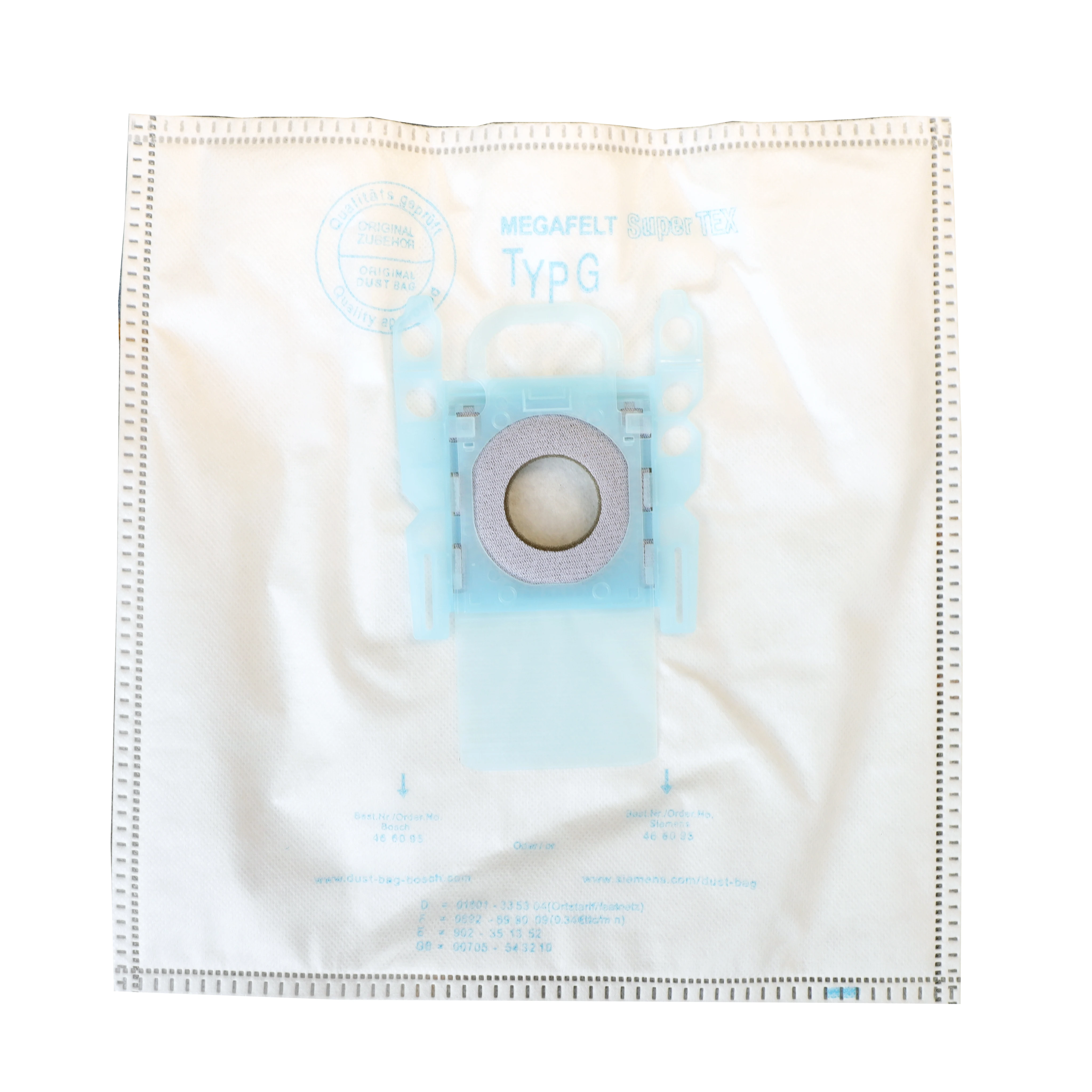 10 Sacchetti Aspirapolvere Hossi's Wholesale Per Bosch GXXL/GXL | Micropile Multistrato Con 2 Filtri Motore, Anti-allergici