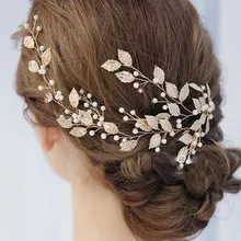 Свадебная повязка на голову с листьями и цветами; богемный головной убор с кристаллами и жемчугом для волос; венок с цветами; свадебные аксессуары для волос для женщин