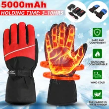 USB электрические тепловые нагревательные перчатки, ручная зимняя грелка, перезаряжаемая батарея для езды на мотоцикле, лыжах, пеших прогулок, альпинизма