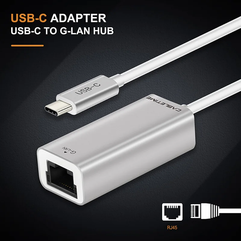 Кабель USB C адаптер USB c концентратор для локальной сети USB C 3,1 type c для samsung Galaxy S10/S9/S8/Note9 Macbook C045