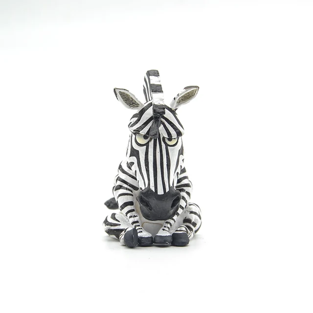 Japan capsule toys funny animals wild world angry fierce fat tiger hippo zebra Shoebill stork koala bear stare gashapon figures 5