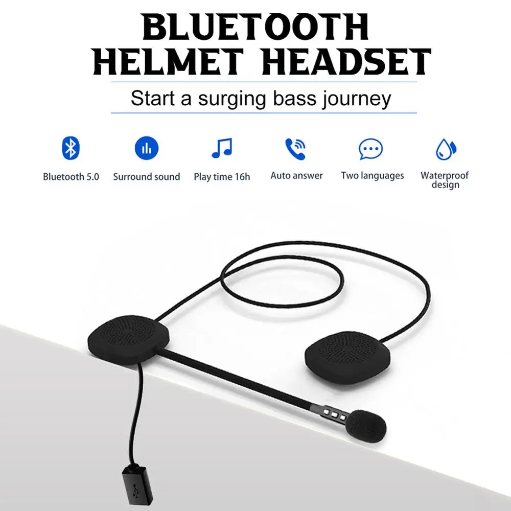 Bluetooth-гарнитура для шлема мотоциклетная 5.0 | Автомобили и мотоциклы