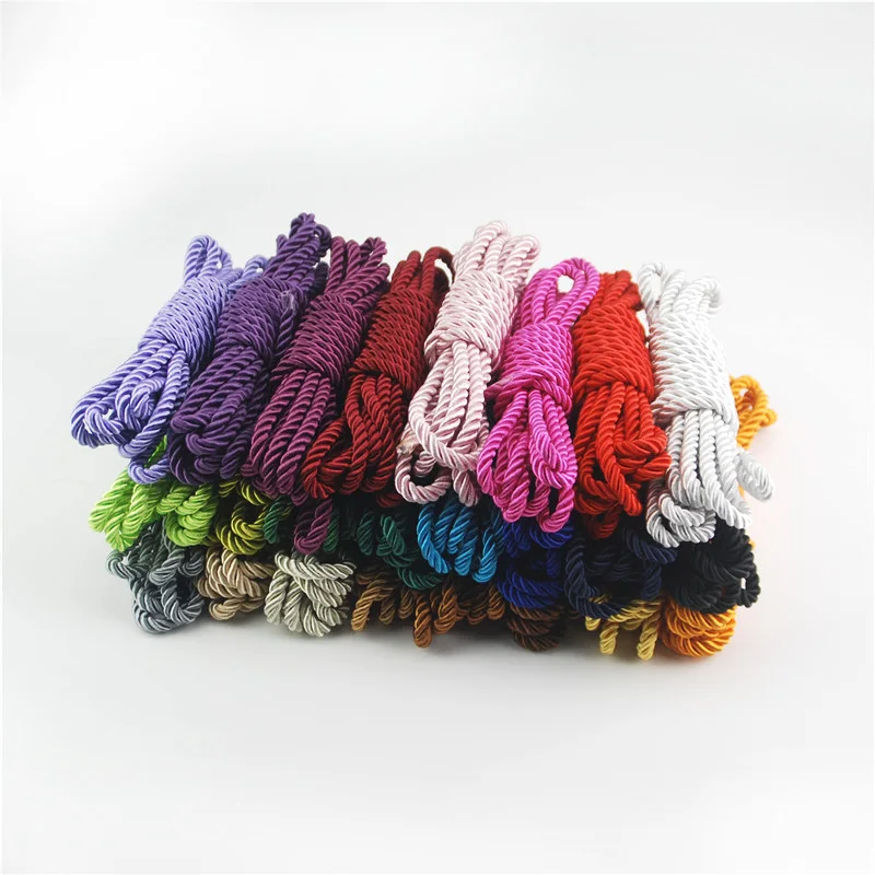 Macrame Rope 3 Strandt Twisted Cord Bracelet Diy Findings Couture