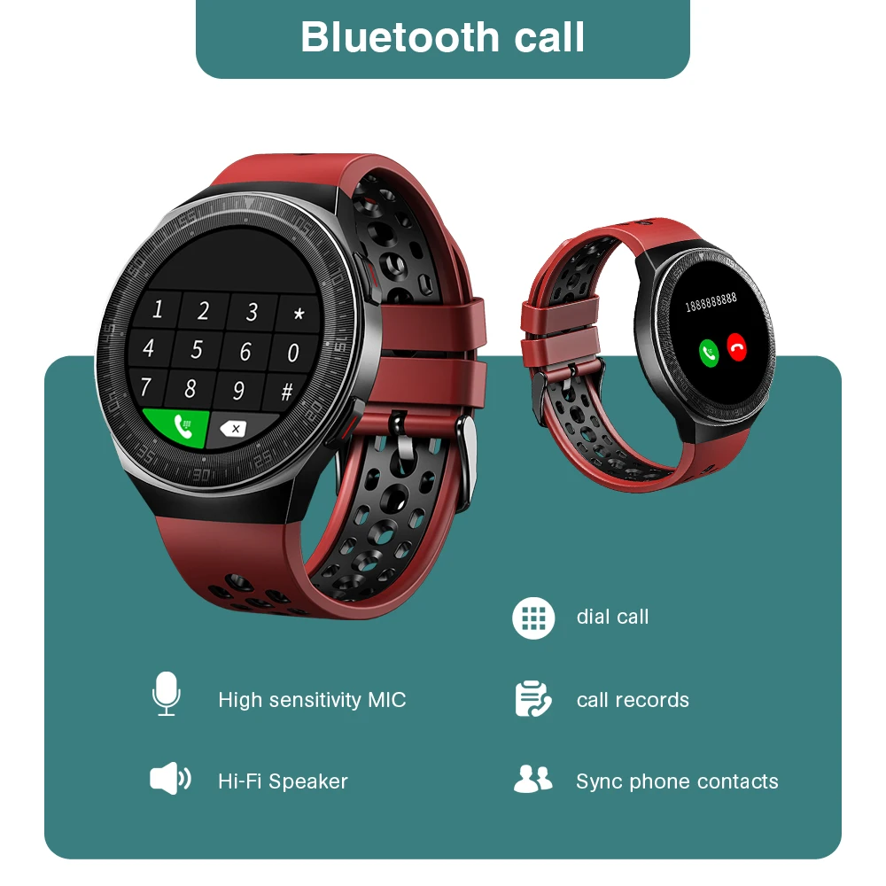US $38.99 New 8G Memory Music Smart Watch Men Bluetooth Call MT3 Waterproof Sports Fitness Smartwatch Full Touch Screen For Android IOS