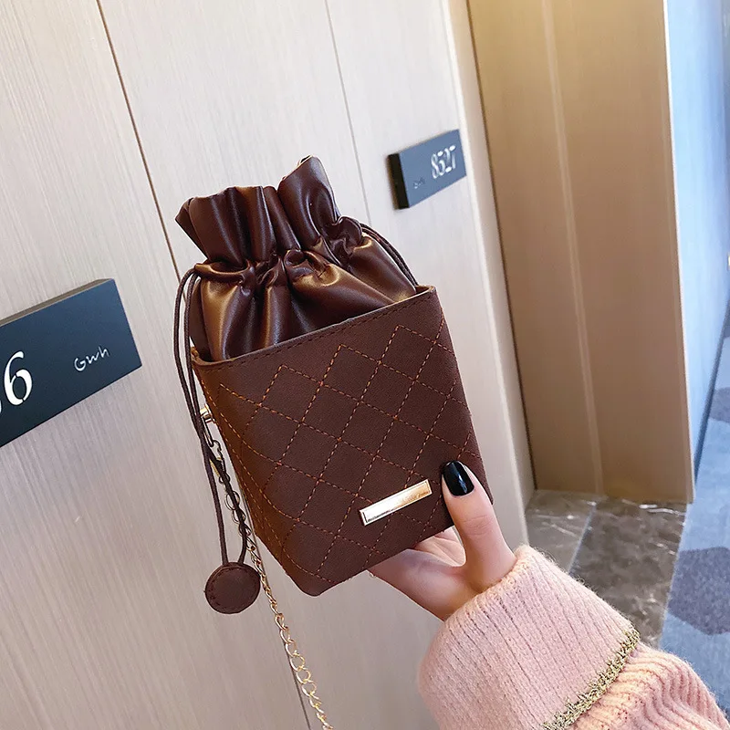 

Online Celebrity Dull Polish Small Bag Women's 2020 New Style Fashion Korean-style Versatile Shoulder Bag Chain Shoulder Bag Fas