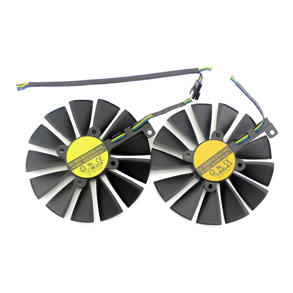 Cooler Fan For ASUS ROG STRIX Dual RX 470 570 For AMD RX470 RX570 Gaming Video Card Cooling Fan 