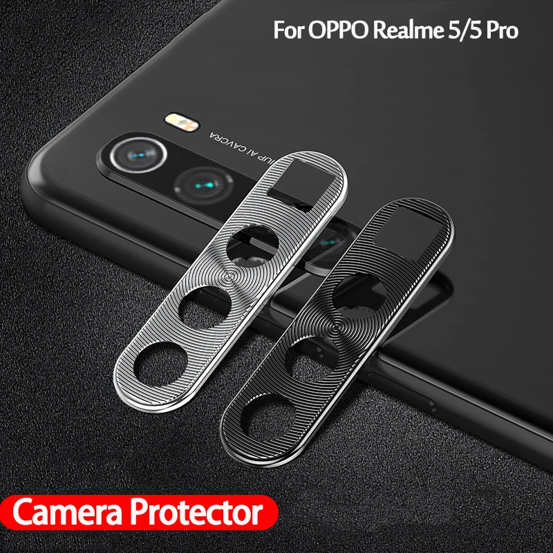 Защита объектива камеры OPPO Realme 5 Pro защитное кольцо с алюминиевым покрытием чехол