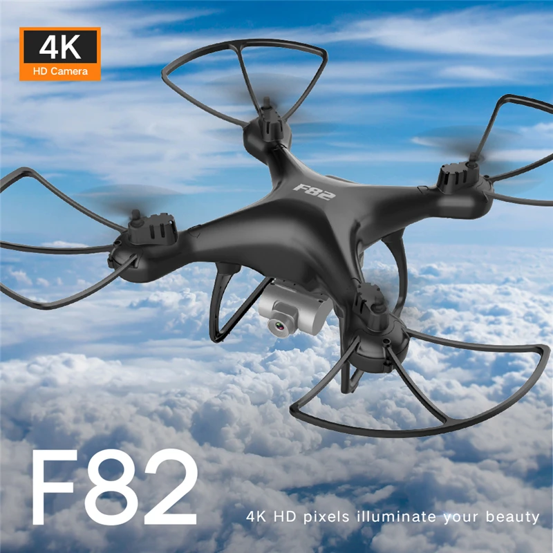 Дрон F82 длинная выносливость 20 минут 4k Двойная камера в режиме реального времени